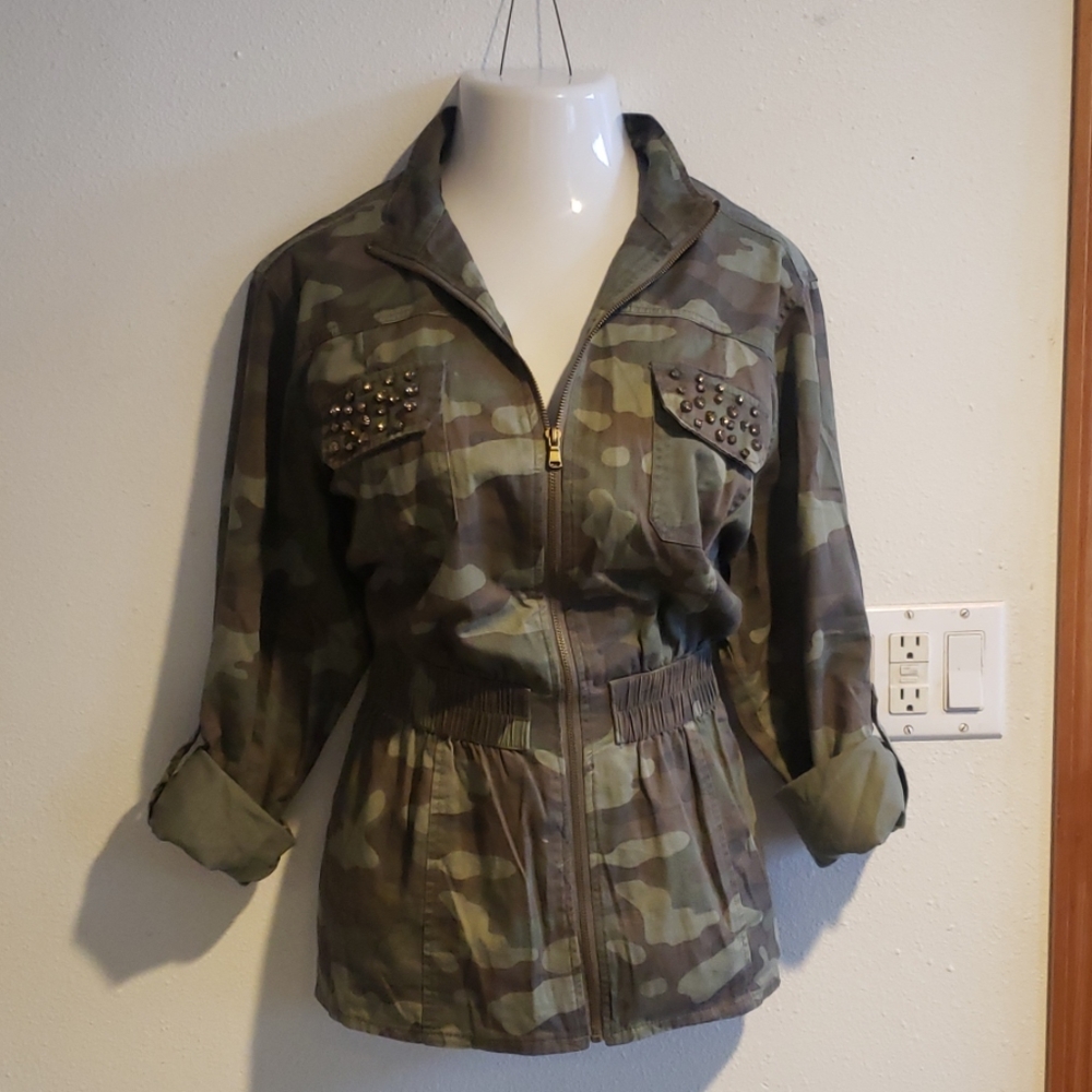 Military Style Camo Jacket